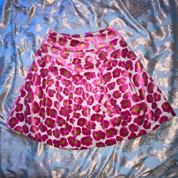 Velvet floral skirt - Picture 1 of 3